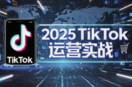 2025TikTok电商运营，掌握TikTok店铺运营核心技巧，实现低成本高转化_码库网赚
